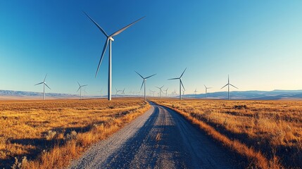 Wind power generation equipment on grasslands