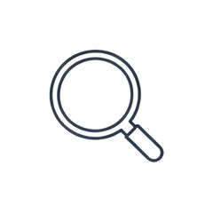 Magnifying Glass Search Icon on Dark Background
