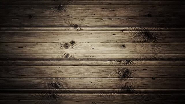 Weathered wooden plank wall with natural grain patterns and knots