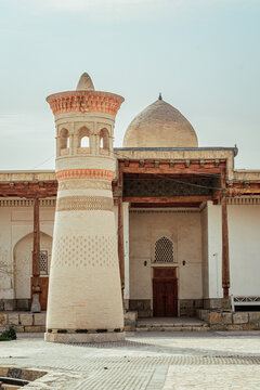Abu hafs kabir minaret in Bukhara cemetery