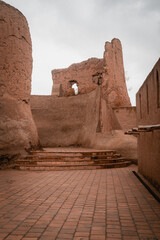 Ancient fortress ruins in Khiva
