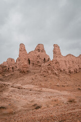 Fototapeta premium Ancient fortress ruins in Khiva
