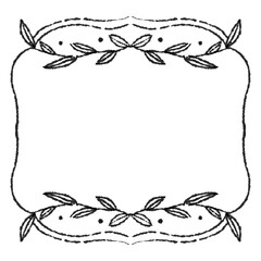 frame with floral ornament