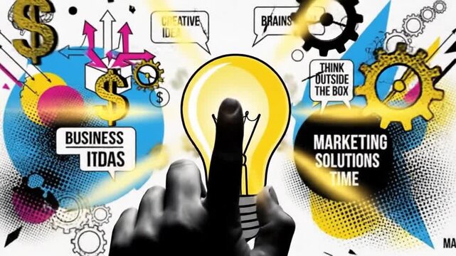 Creative Business Idea Brainstorming and Marketing Solutions.