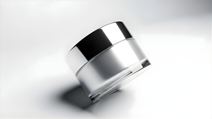 Modern chrome kitchen faucet handle isolated on white background