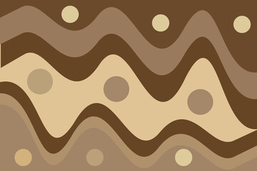Pastel brown abstract background, vector illustration.
