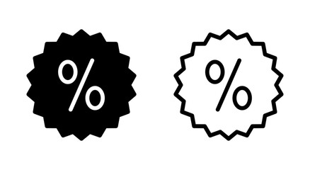 Obraz premium Discount icon symbol for apps and websites. Discount tag sign and symbol