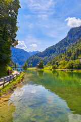 Landschaftspanorama am K&ouml;nigssee, Deutschland, Bayern.