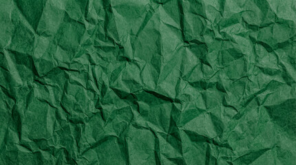 green wrinkle paper texture background