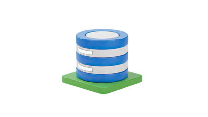 3D Database Icon