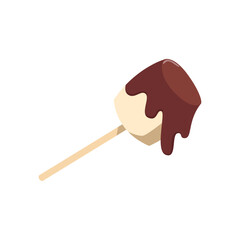 Marshmallow element object for design, cute style with soft color