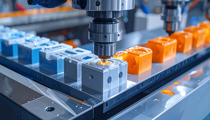 Automated Plastic Injection Molding Line