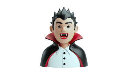 3D Cartoon Vampire Character