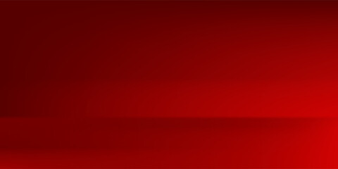 Wall interior background, studio  and backdrops show products.with shadow from window color Red background for text insertion and presentation product