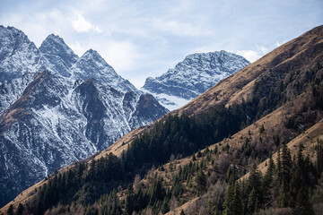 Fototapeta premium snow covered mountains