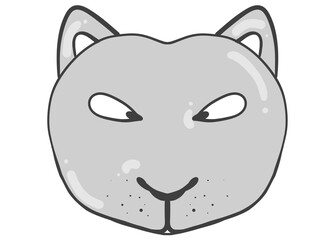 Cute cat Balloon Cartoon 2d