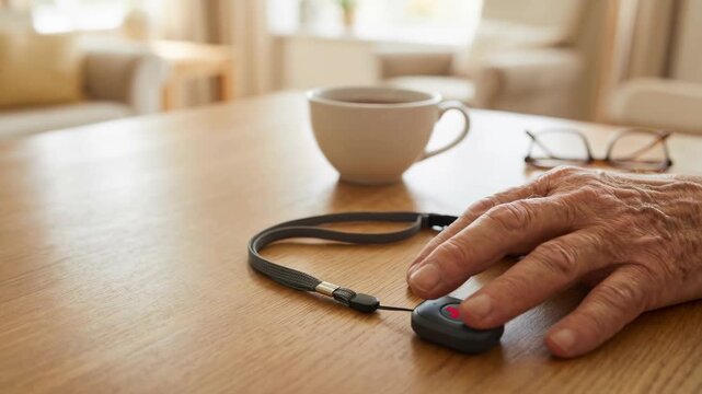 elderly heart care routine concept. Elderly Heart Monitoring Daily Care Routine with Modern Technology and Device for Enhanced Health Monitoring