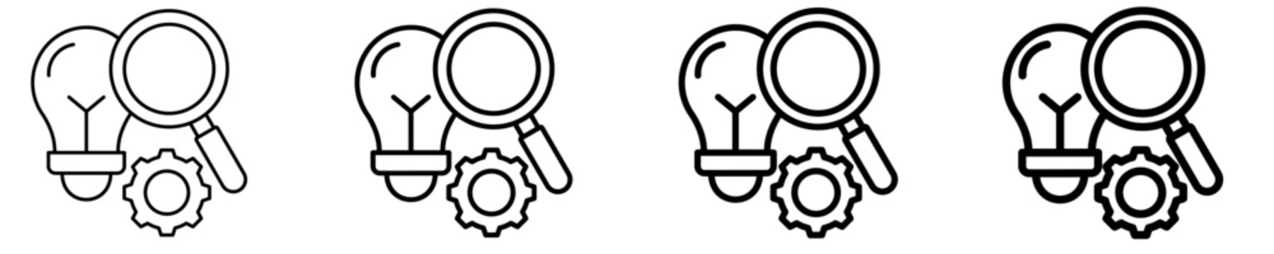 R&D Lab  Icon Set Different Style Collection