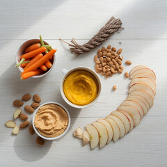 still life with bread and spices