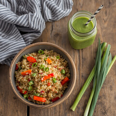 beef stew with vegetables and rice