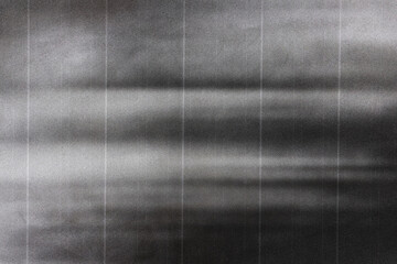 Photocopies of a black and white sheet of paper with a background or texture with grain and noise illustration