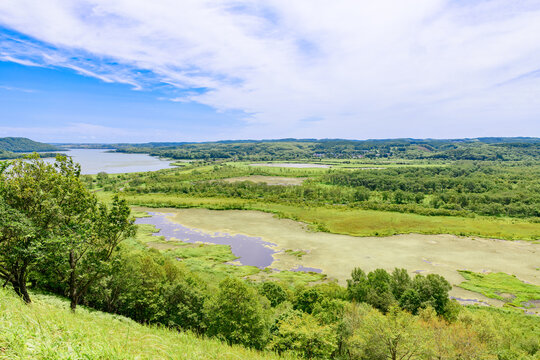 釧路湿原　塘路・サルルン展望台より
