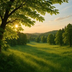 School children forming circle around small globe outdoors symbolizing environmental care and global citizenship