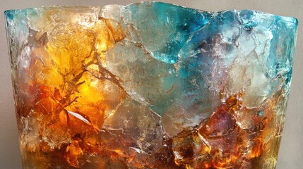 Naklejka premium Abstract Crystal Texture