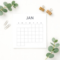 calendar of an abstract background