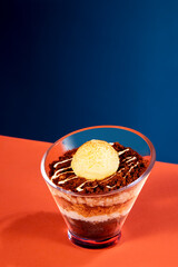 Chocolate cream ice cream snacks