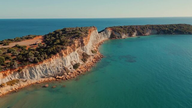 Scenic views of Gerakas Beach on Zakynthos
