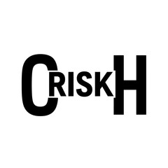 Risk Text in Black Typography.