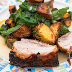 BBQ Italian-Style Butterflied Lamb Leg