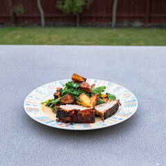 BBQ Italian-Style Butterflied Lamb Leg