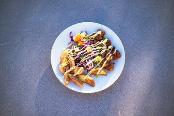 Popcorn Chicken Salad