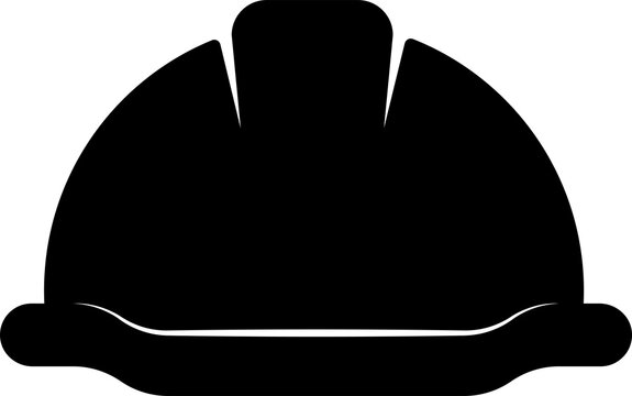 Safety helmet silhouette transparent PNG. Safety helmet vector illustration. Engineer's helmet PNG. Safety helmet symbol. Safety helmet silhouette.