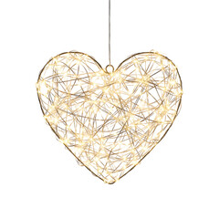 Golden glitter heart with delicate sparkle texture isolated on white background for luxury romance visuals