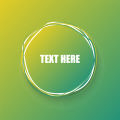 Abstract background with yellow and green gradient