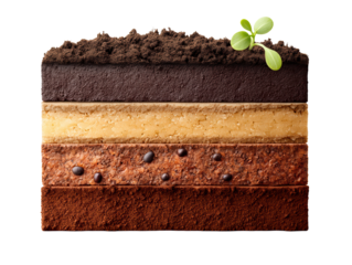 Plant growing from cake slice cake slice features green plant emerging from its top creating unusual visual