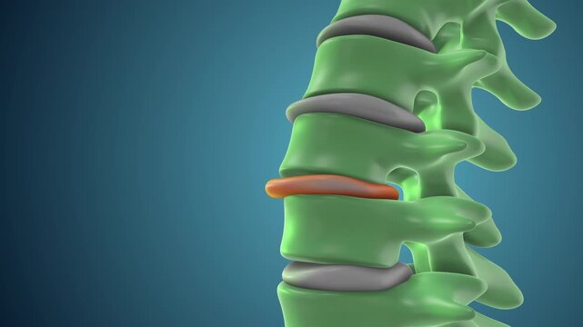 Spine Injury And Herniated Disc Animation