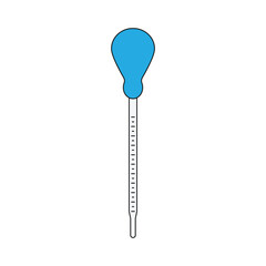 laboratory pipette illustration