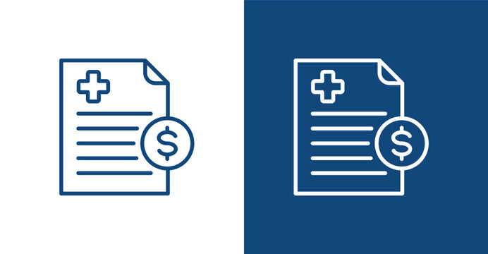 Deductible Outline, with light and dark background