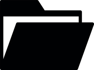 Digital archive management user profile folder icon organized data concept flat illustration vector