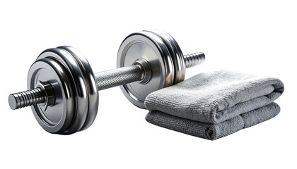 Adjustable Dumbbells & Workout Towel – Fitness PNG Bundle 