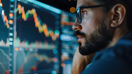 FinTech tools for real-time financial analysis on digital dashboard with live data insight AI