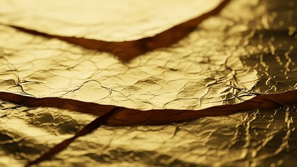 Macro Photography of Shiny Yellow Leaves with Detailed Texture and Golden Hue