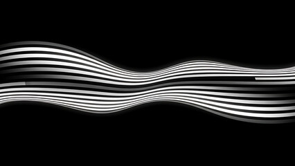 Fototapeta premium Abstract Waves of Light A Dynamic Visual Representation of Energy Flow and Sound