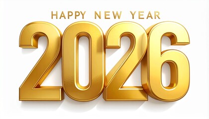 Illuminated marquee letters spell &ldquo;HAPPY NEW YEAR 2026&rdquo; in warm festive lights against a dark backdrop.