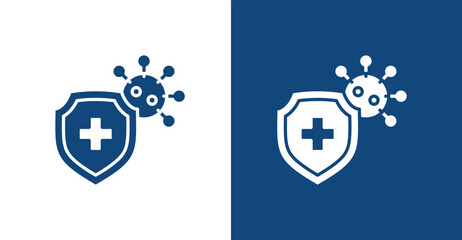 Preventive Glyph, with light and dark background