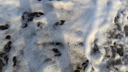 abstract background with snow